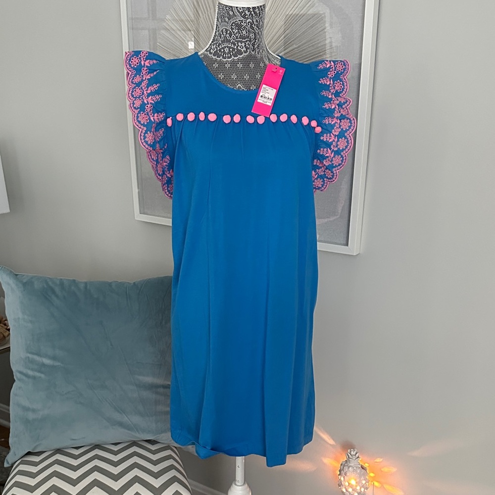 Lilly Pulitzer Ave Blue and Pink Dress